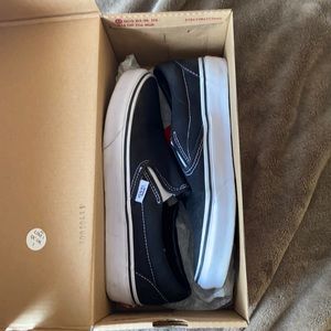 black slip on vans